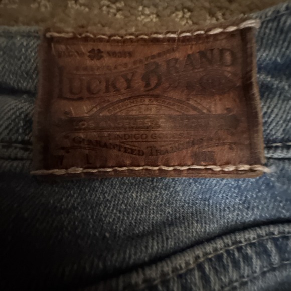 Lucky‎ Brand Embroidered Ava skinny ankle cheville jeans blue denim size 0 / 25 - Picture 14 of 16